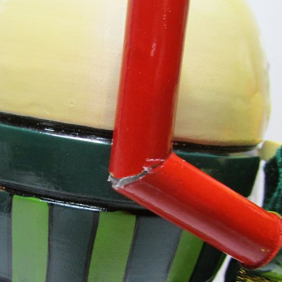 vtg Nanette Hilton Humpty Dumpty nutcracker Christmas decor 11 1/2" tall - Picture 7 of 11